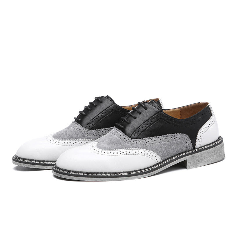 【⏰On Big Sale 】Business casual leather shoes with pointed head heightening