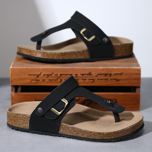 Buckle Flat Birkenstock Thong Sandals