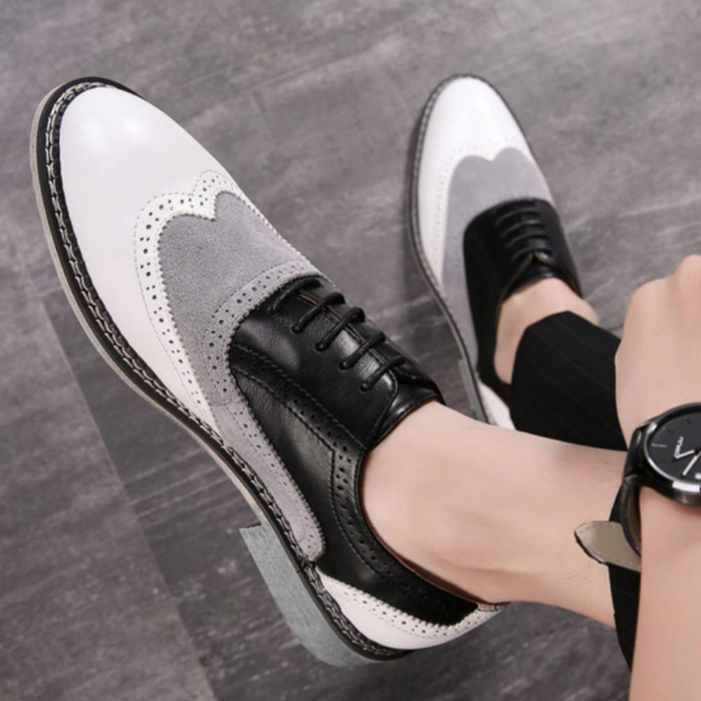 【⏰On Big Sale 】Business casual leather shoes with pointed head heightening