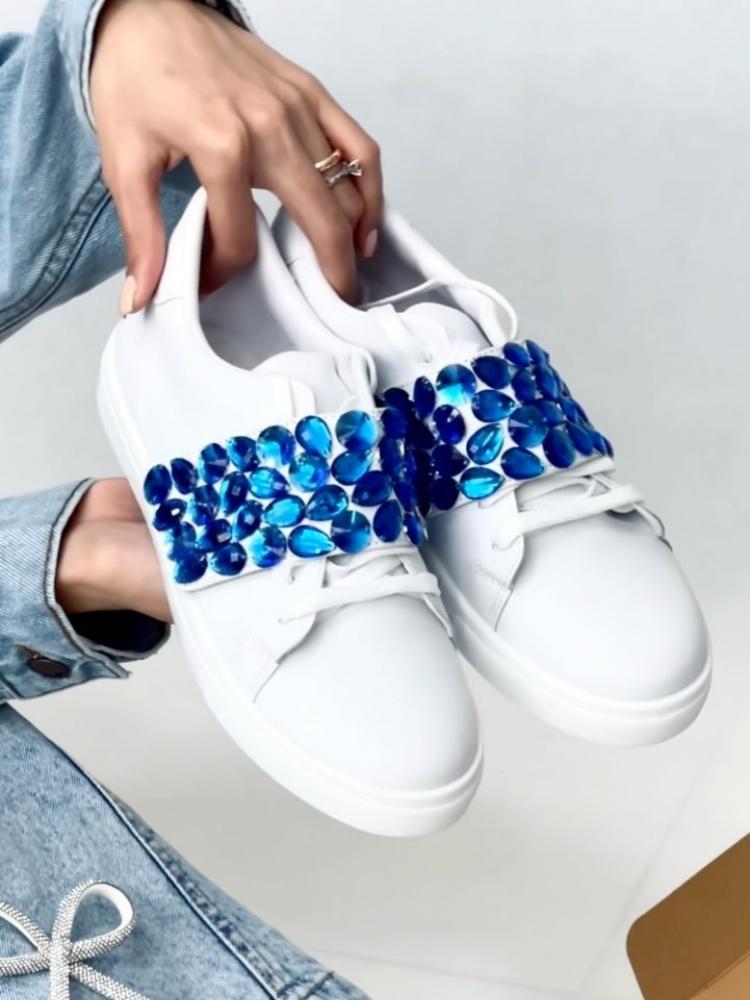 Women's Fashion Rhinestone Velcro Casual Shoes