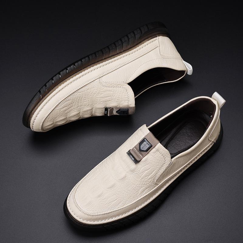 British Style Men's Business Dress Casual Leather Shoes