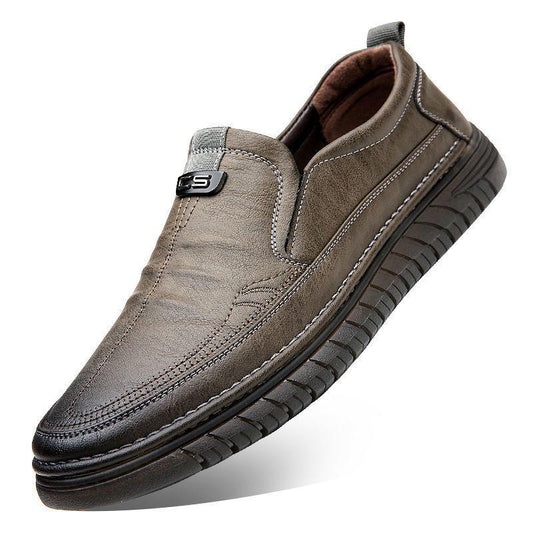 【⏰On Big Sale】Breathable leather shoes anti-skid men's shoes
