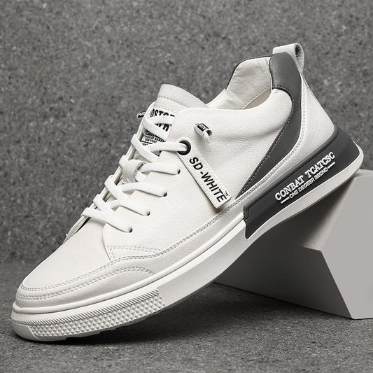 Breathable All-match Trendy White Shoes