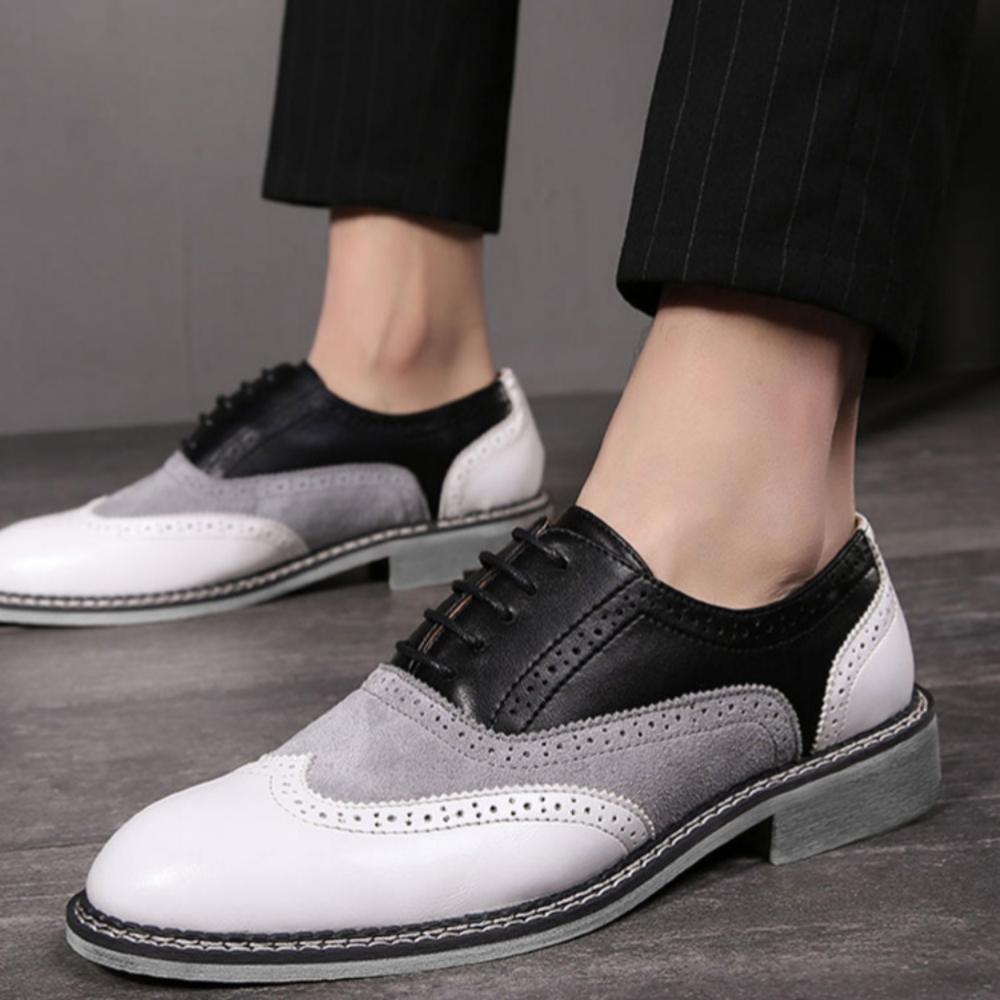 【⏰On Big Sale 】Business casual leather shoes with pointed head heightening