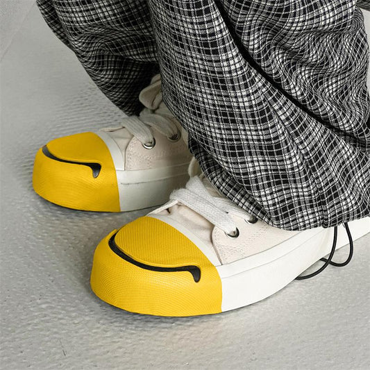 Vintage Low-top Smile Versatile Canvas Shoes