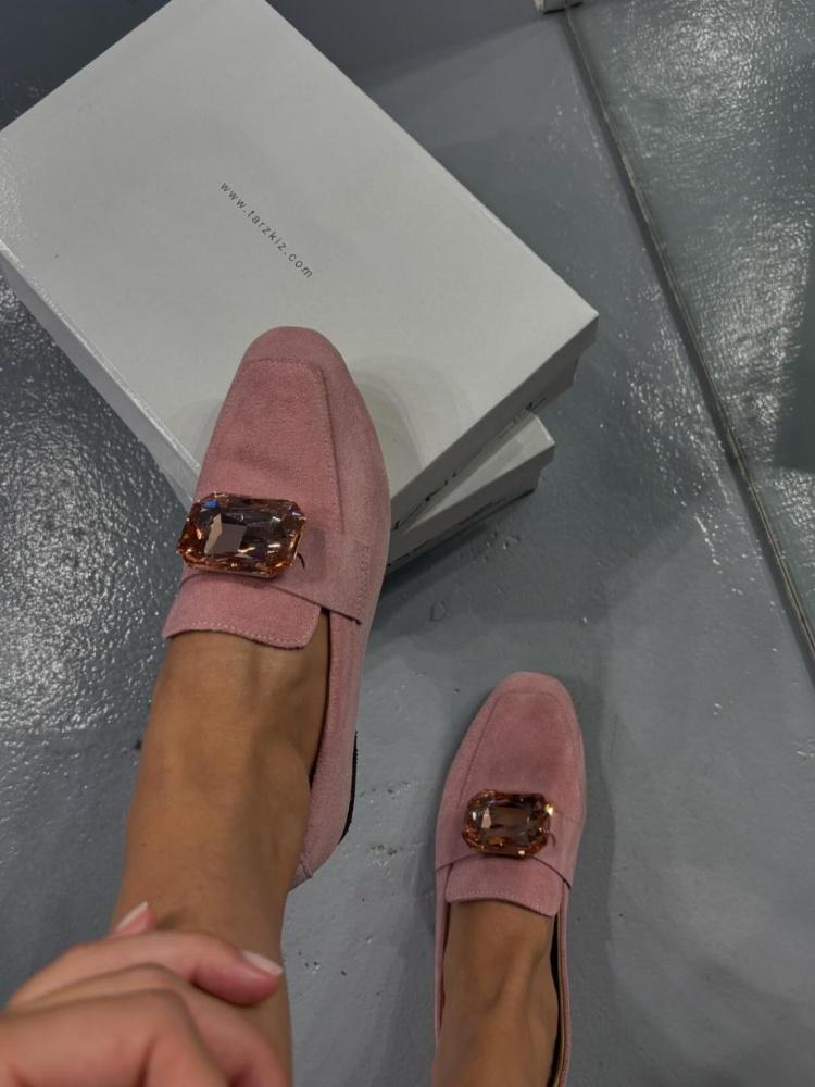 Chic Rhinestone Loafers