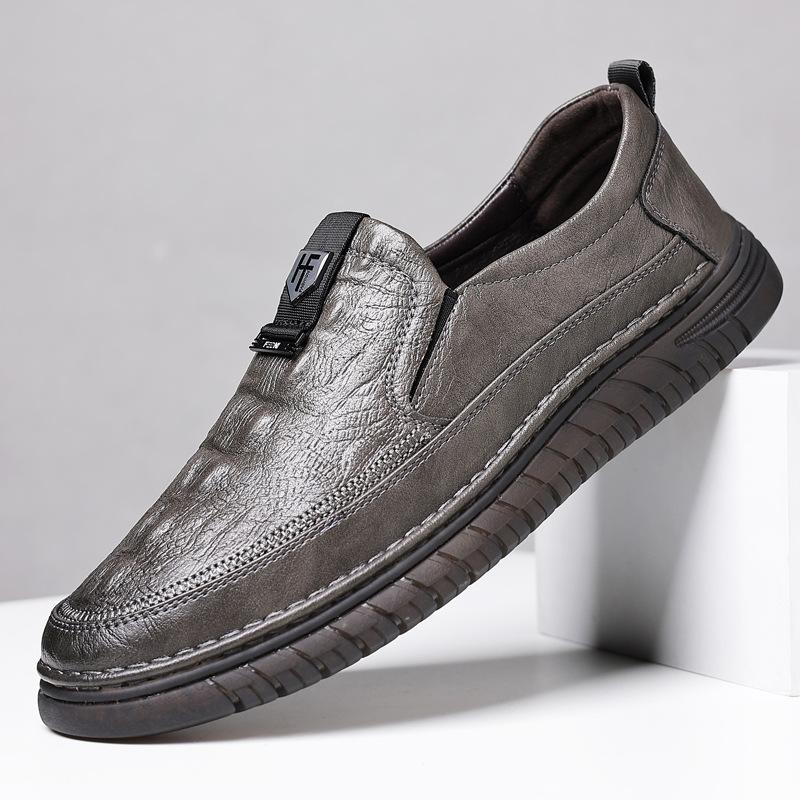 British Style Men's Business Dress Casual Leather Shoes