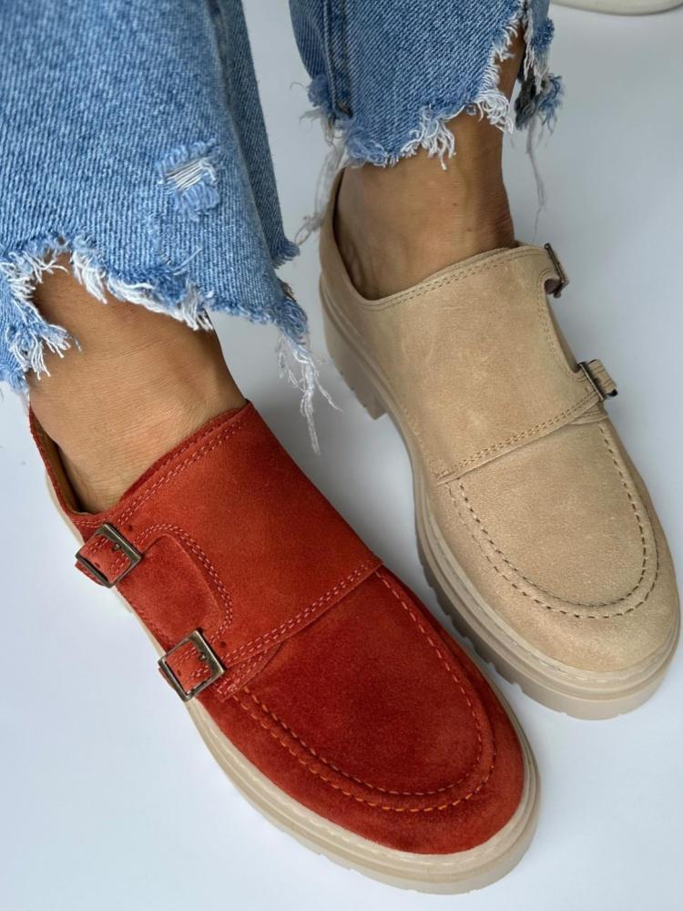 Double Buckle Loafers