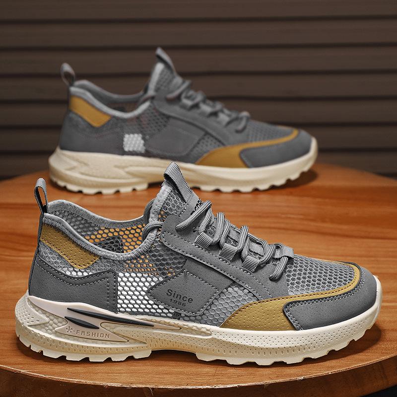 Summer Thin Hollow Mesh Breathable Casual Mesh Shoes