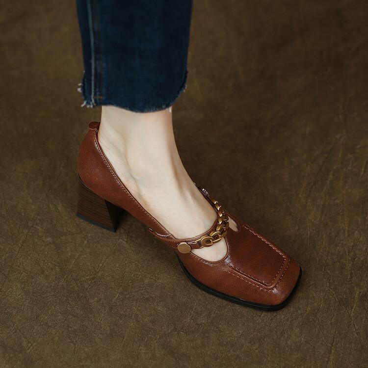 Vintage T-Strap Mary Jane Shoes