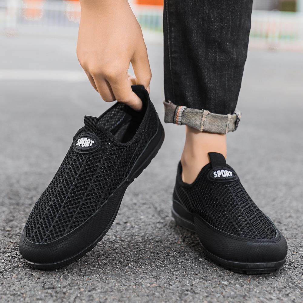 Summer hollow mesh breathable loafers