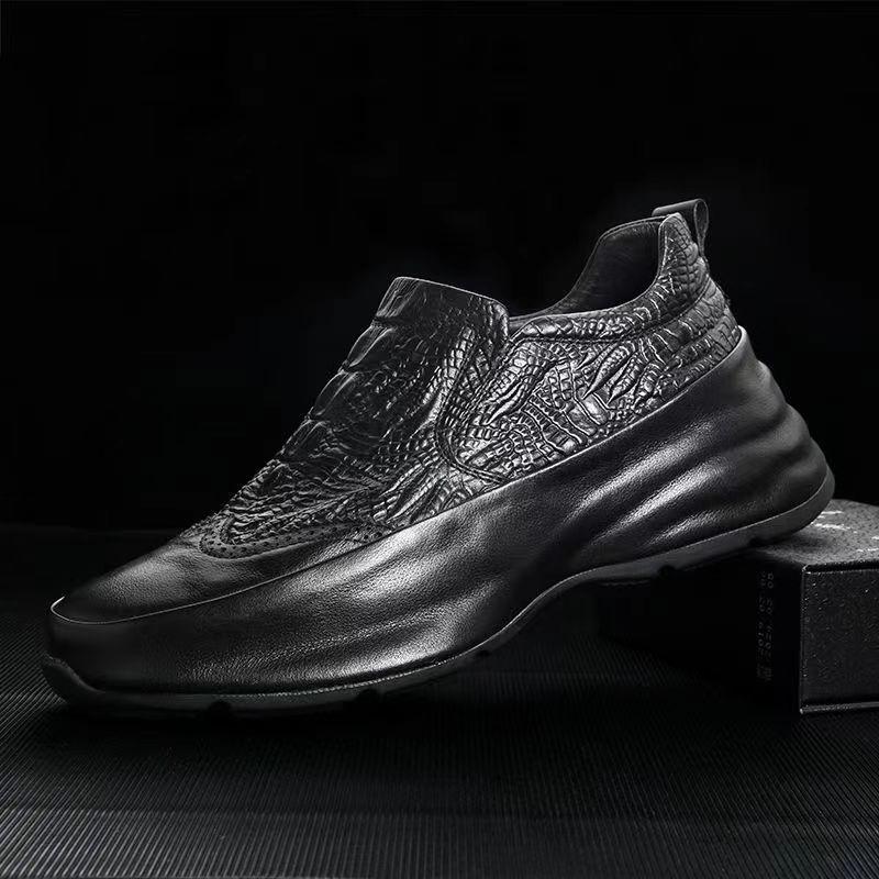 Men's Crocodile-Print Breathable Shoes