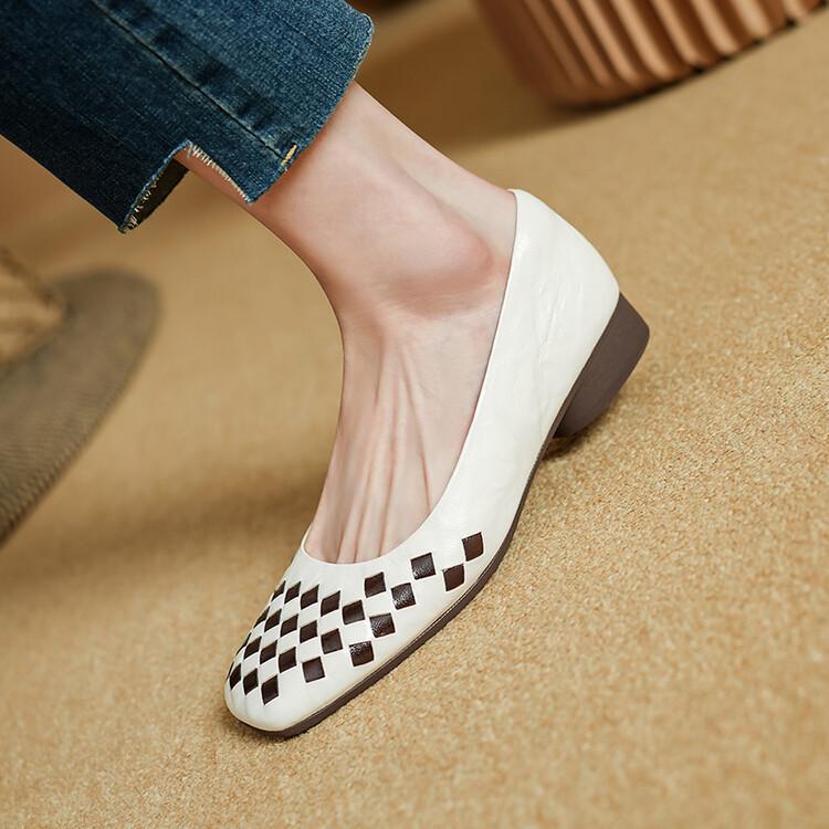 3cm ~ French Elegant Shallow Small Leather Shoes