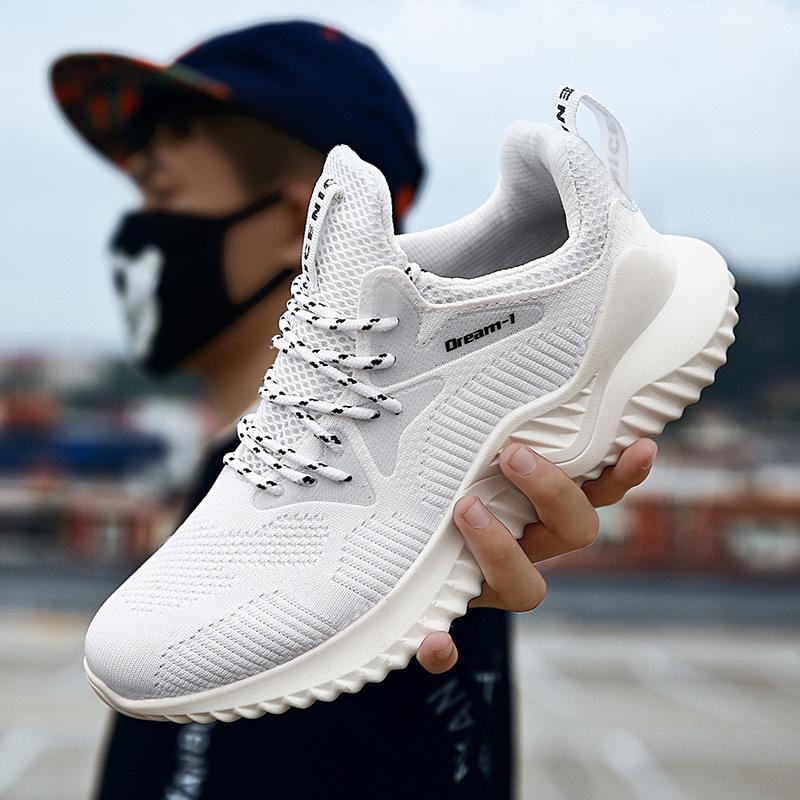 Casual Flying Woven Breathable Soft-soled Shoes