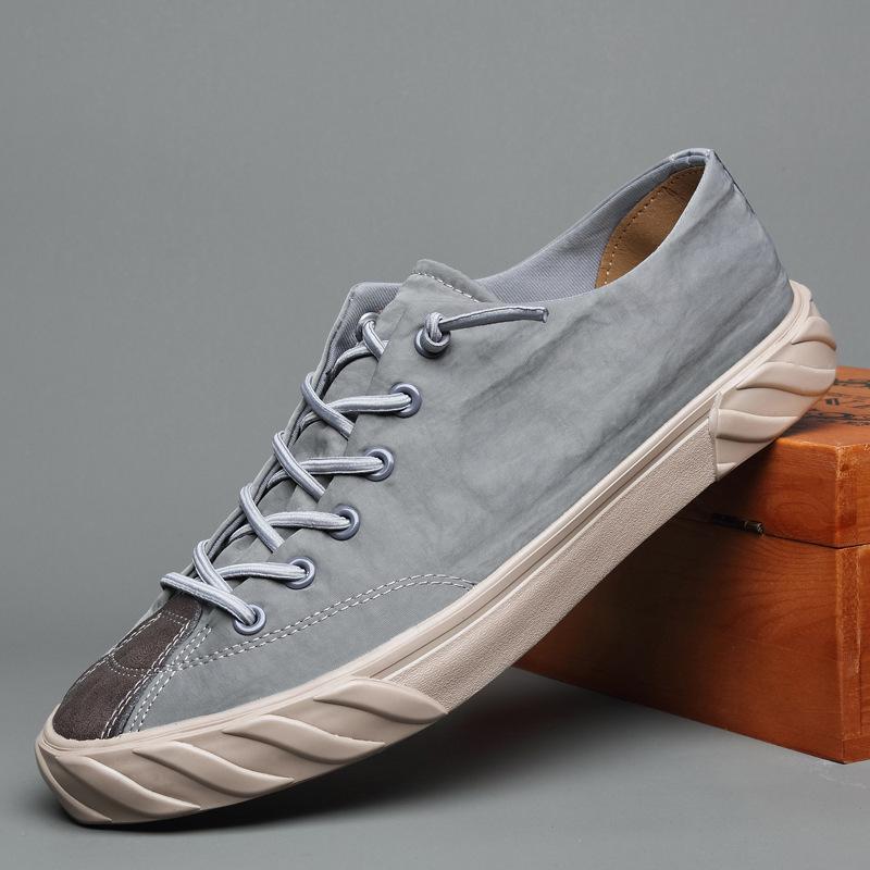 Spring and summer casual men's canvas shoes