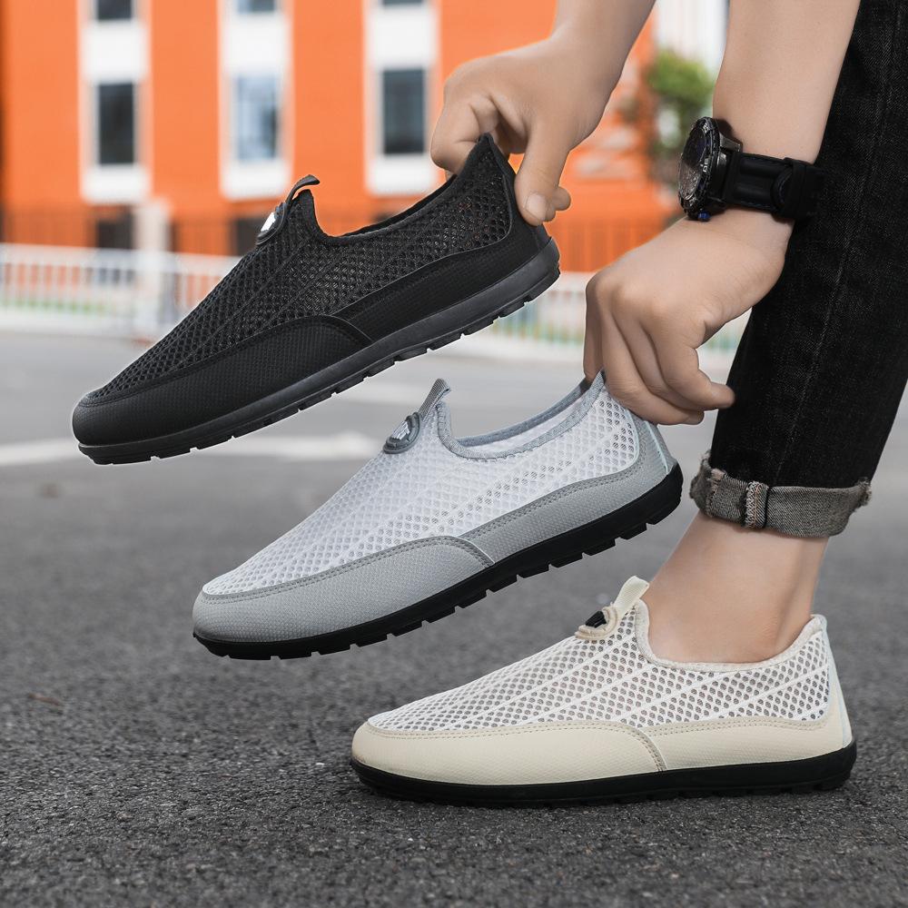 Summer hollow mesh breathable loafers