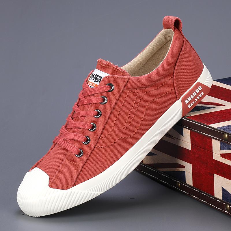 Trend flat low top lace-up sneakers