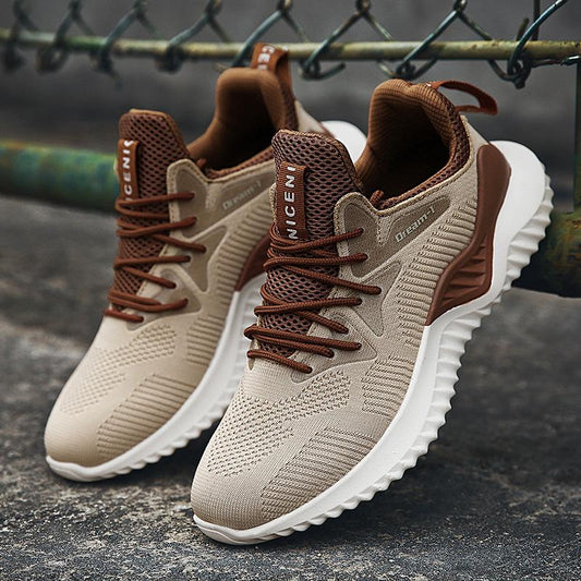 Casual Flying Woven Breathable Soft-soled Shoes