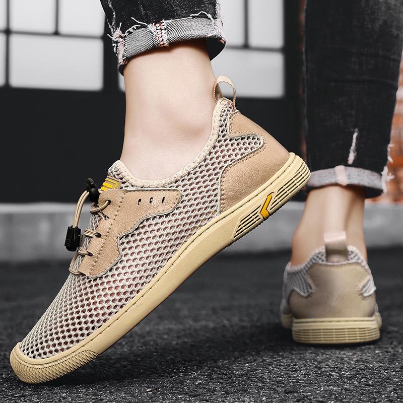 Non-slip breathable hollow mesh casual shoes