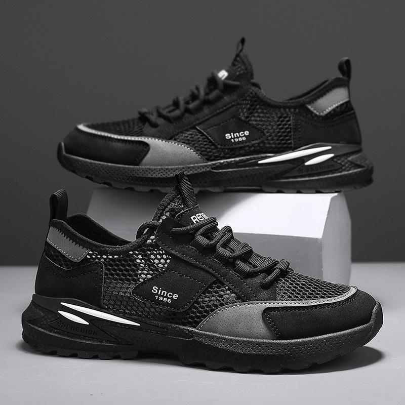 Summer Thin Hollow Mesh Breathable Casual Mesh Shoes