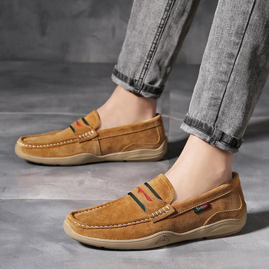 Retro trend business casual shoes