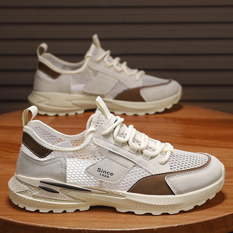 Summer Thin Hollow Mesh Breathable Casual Mesh Shoes