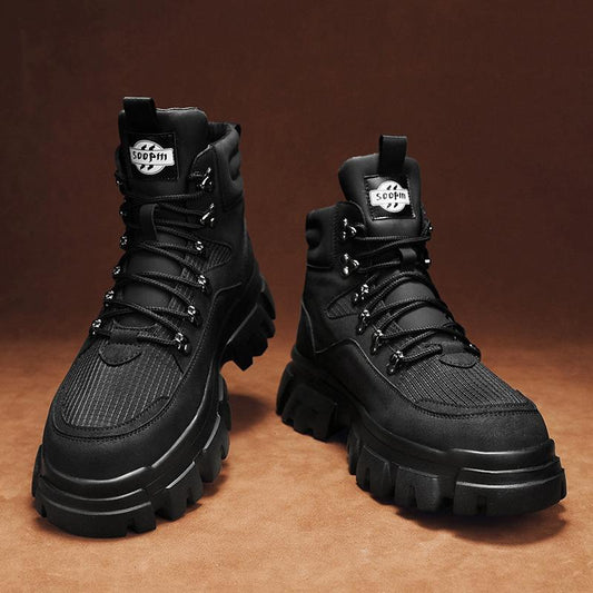 Black high top work shoes