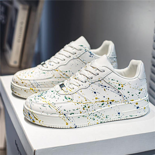 Splash-ink design sneakers