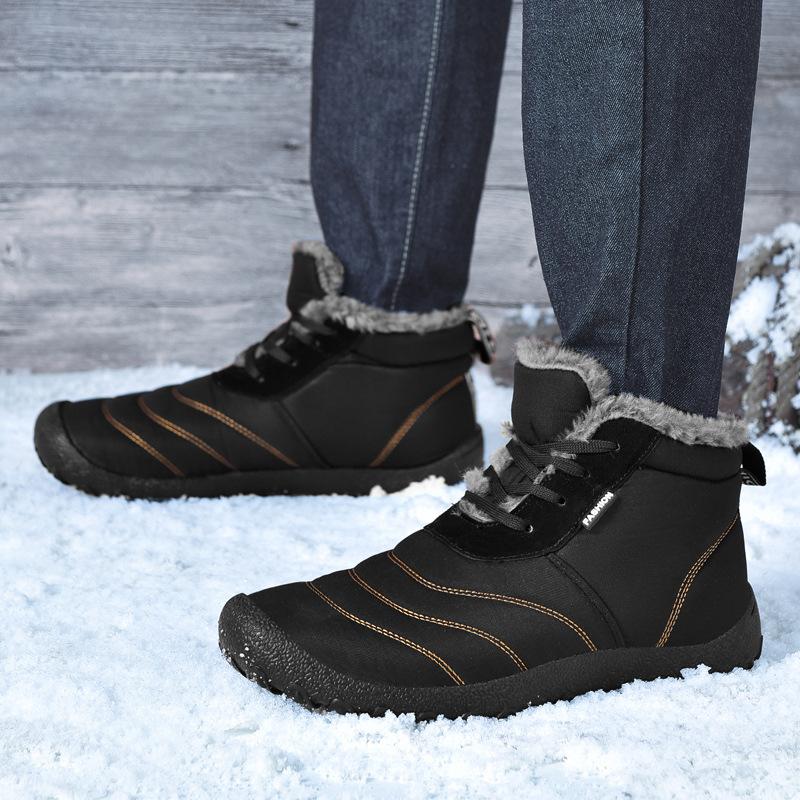 Thick warm snow boots