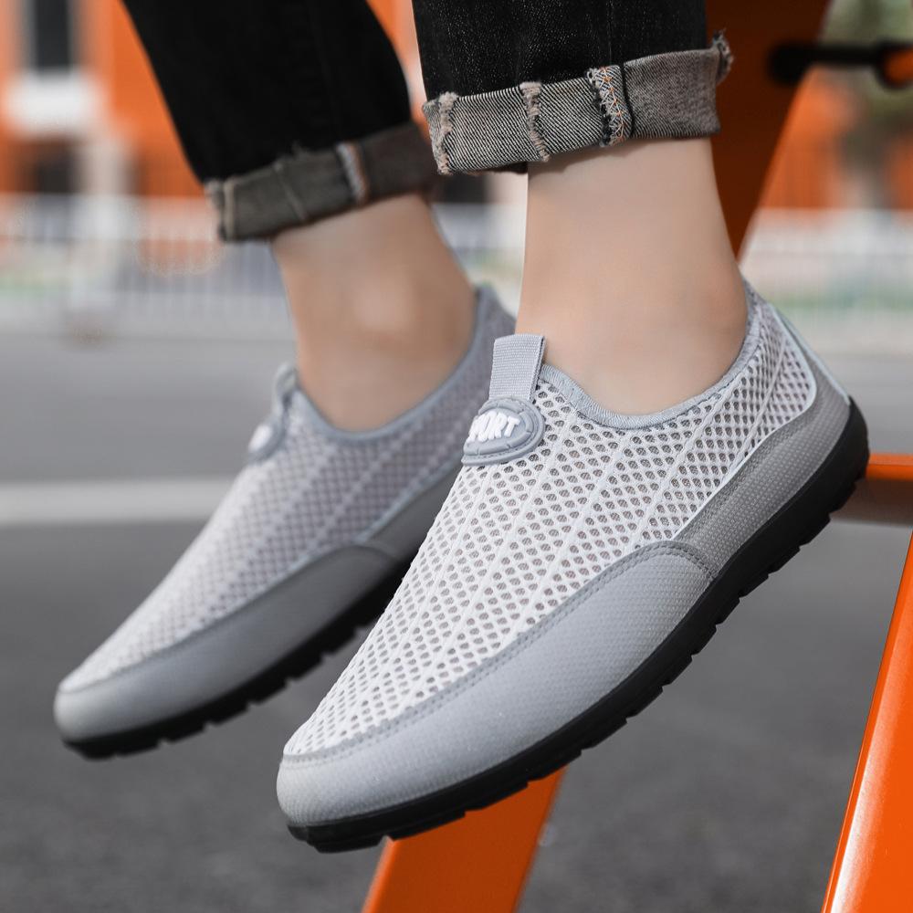 Summer hollow mesh breathable loafers