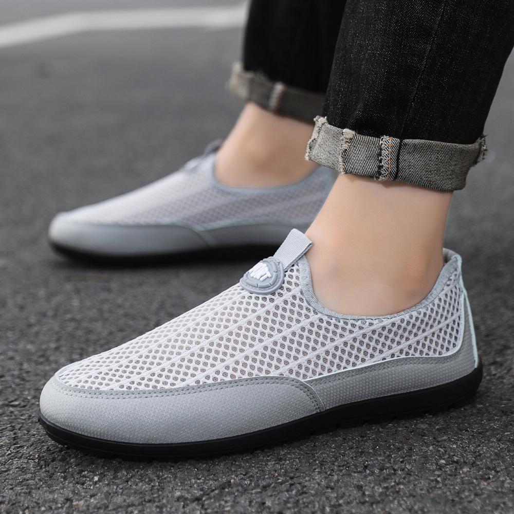 Summer hollow mesh breathable loafers