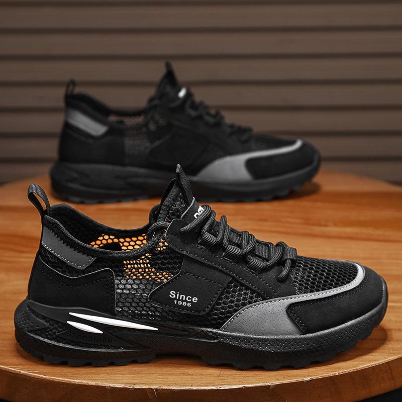 Summer Thin Hollow Mesh Breathable Casual Mesh Shoes