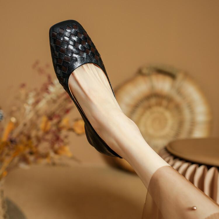 3cm ~ French Elegant Shallow Small Leather Shoes