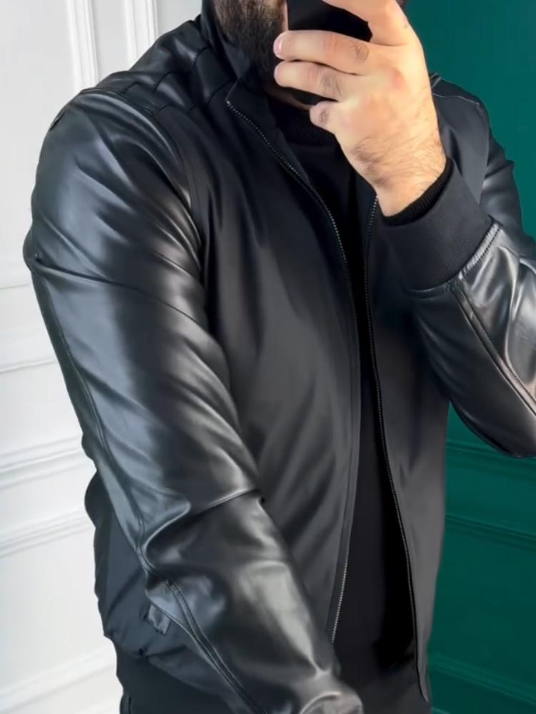 Men's Fashion Black Jacket