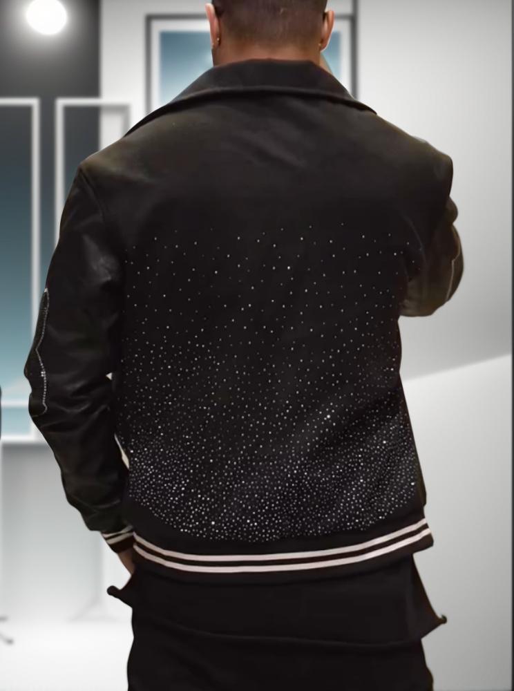 Men's Fashionable Shiny Warm Jacket