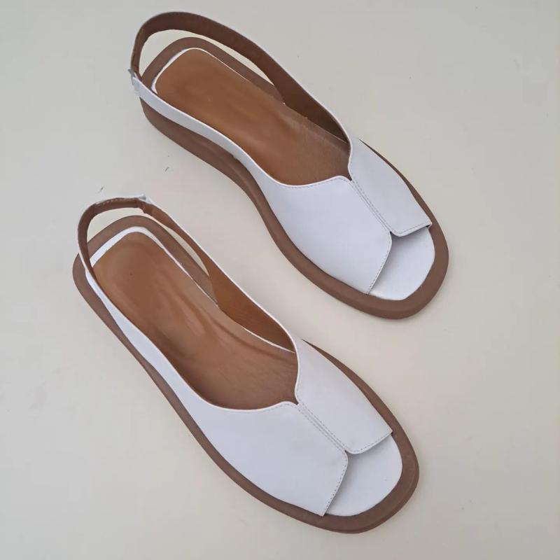 Platform Open-toe Roman Sandals