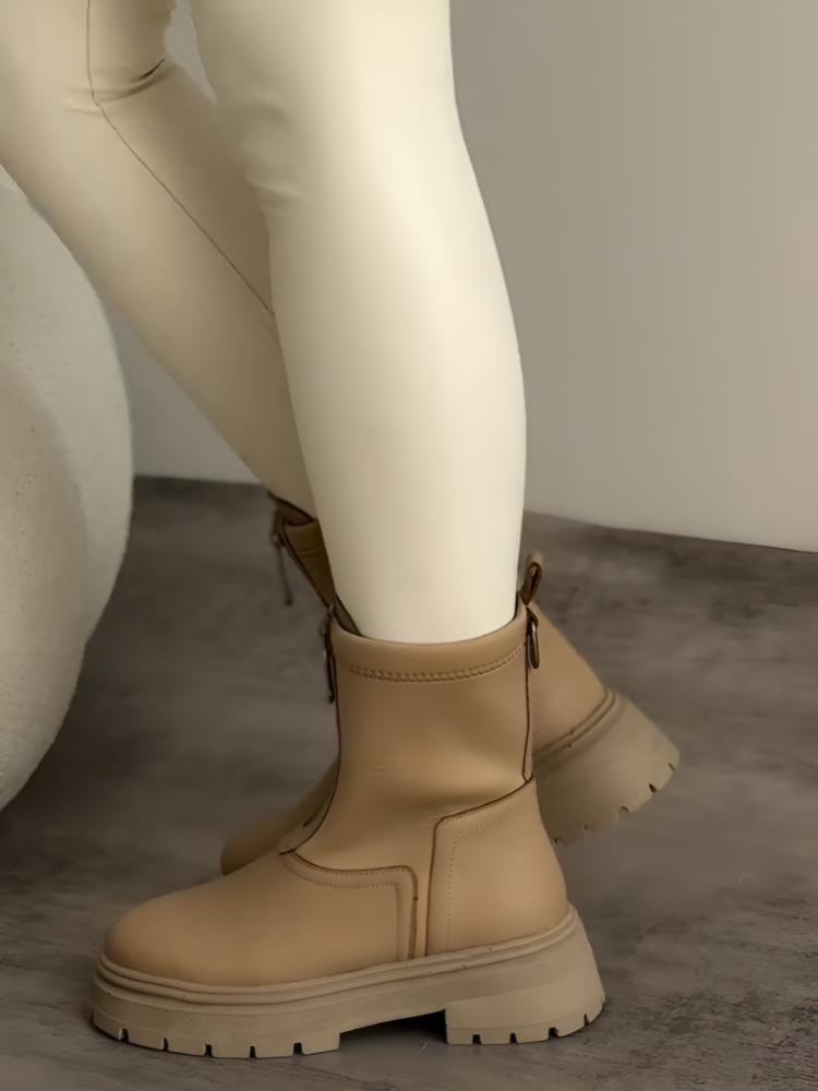 Fashion Zipper Boots