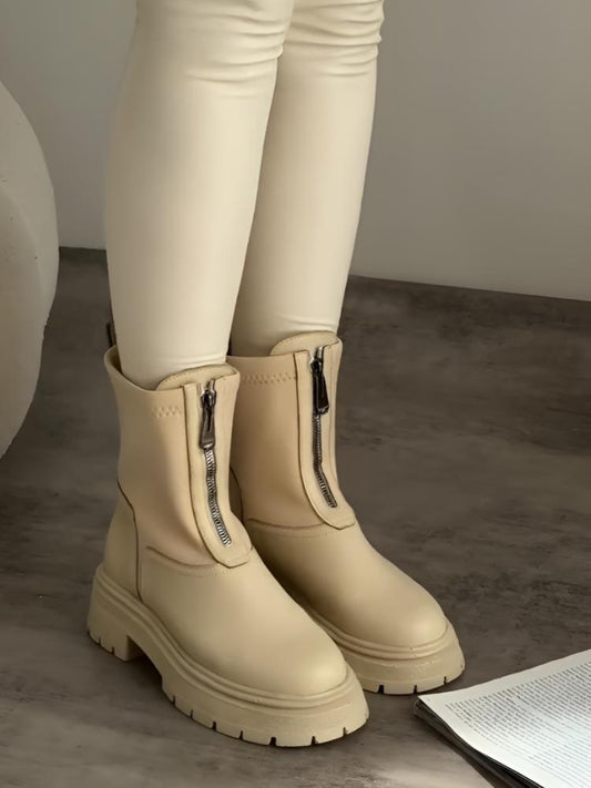 Fashion Zipper Boots