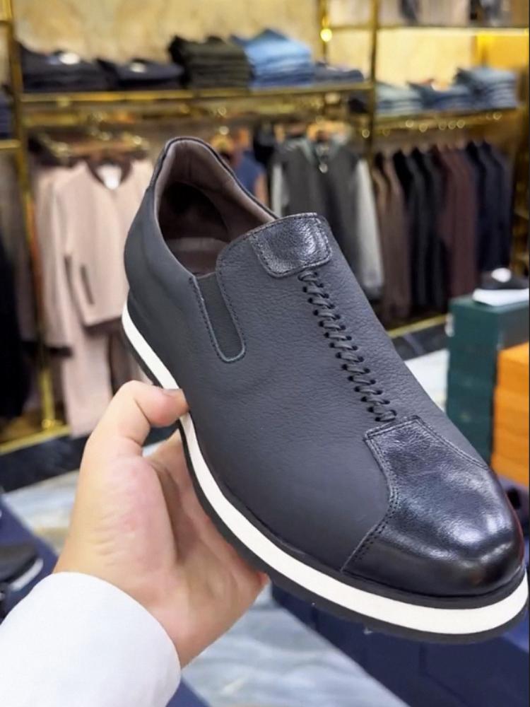 Men's Fashion Hand-stitched Slip-on Shoes